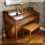 M01. Janssen spinet piano. 